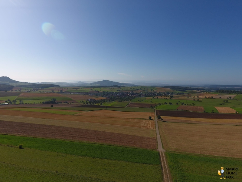 Günstigste Drohnen Luftaufnahme von Phantom 4